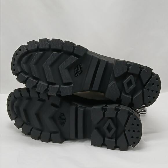 Palladium Revolt Hi TX Combat Boots Women 9 White Chunky Heel Platform Lug Sole - Picture 10 of 13